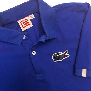 Lacoste Live Polo Golf Shirt Men 4 M Blue
